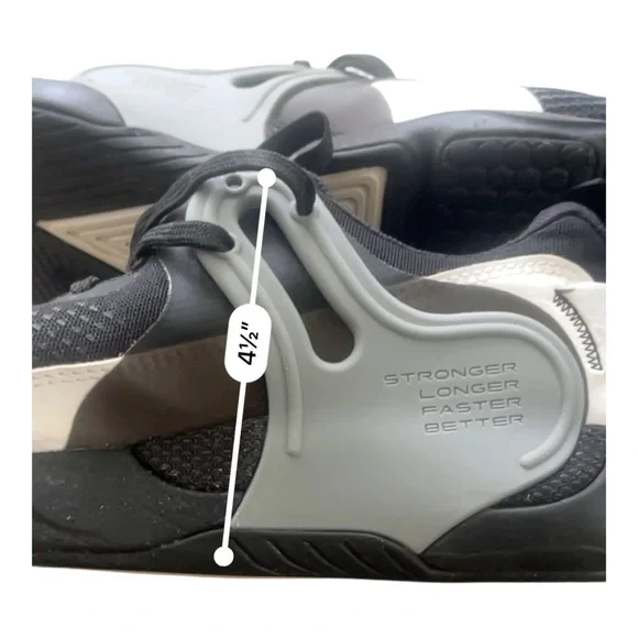 Under Armour HOVR  Apex 3 athletic sports gym shoes 9.5 black grey lace up - Picture 11 of 16